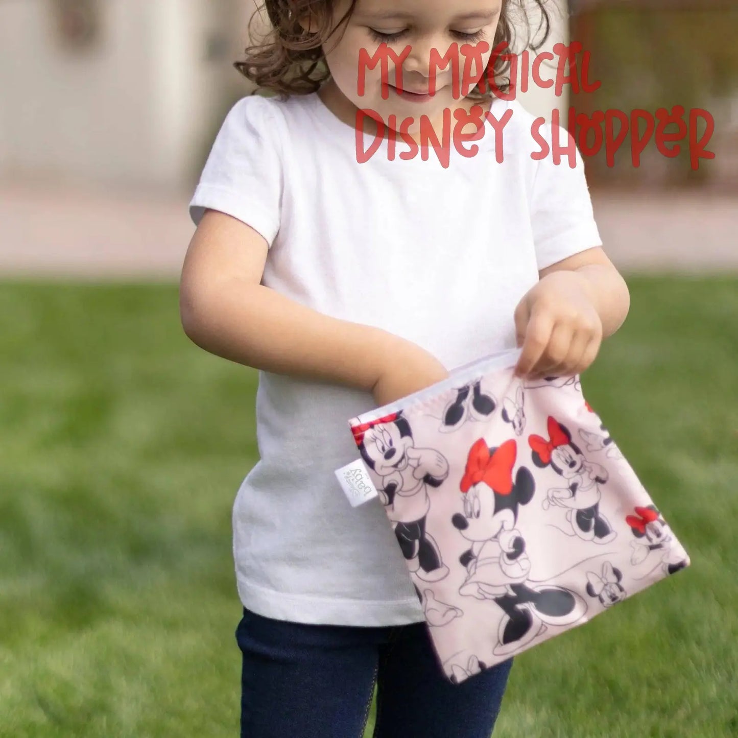 Minnie Mouse Reusable Snack Bag, Large