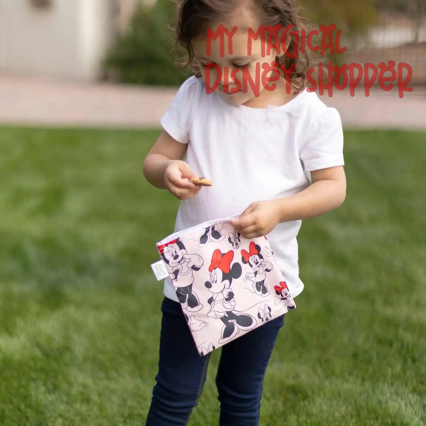 Minnie Mouse Reusable Snack Bag, Large