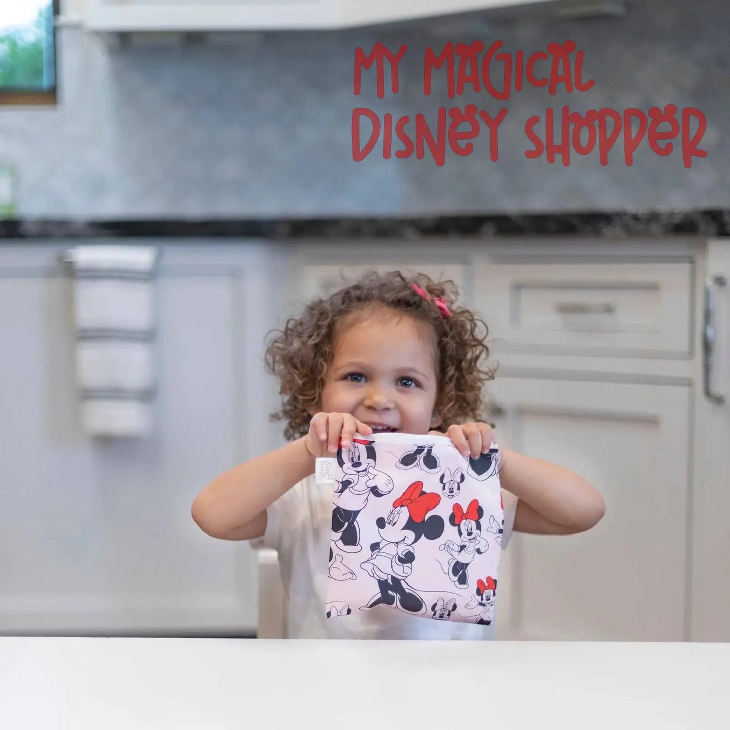 Minnie Mouse Reusable Snack Bag, Large