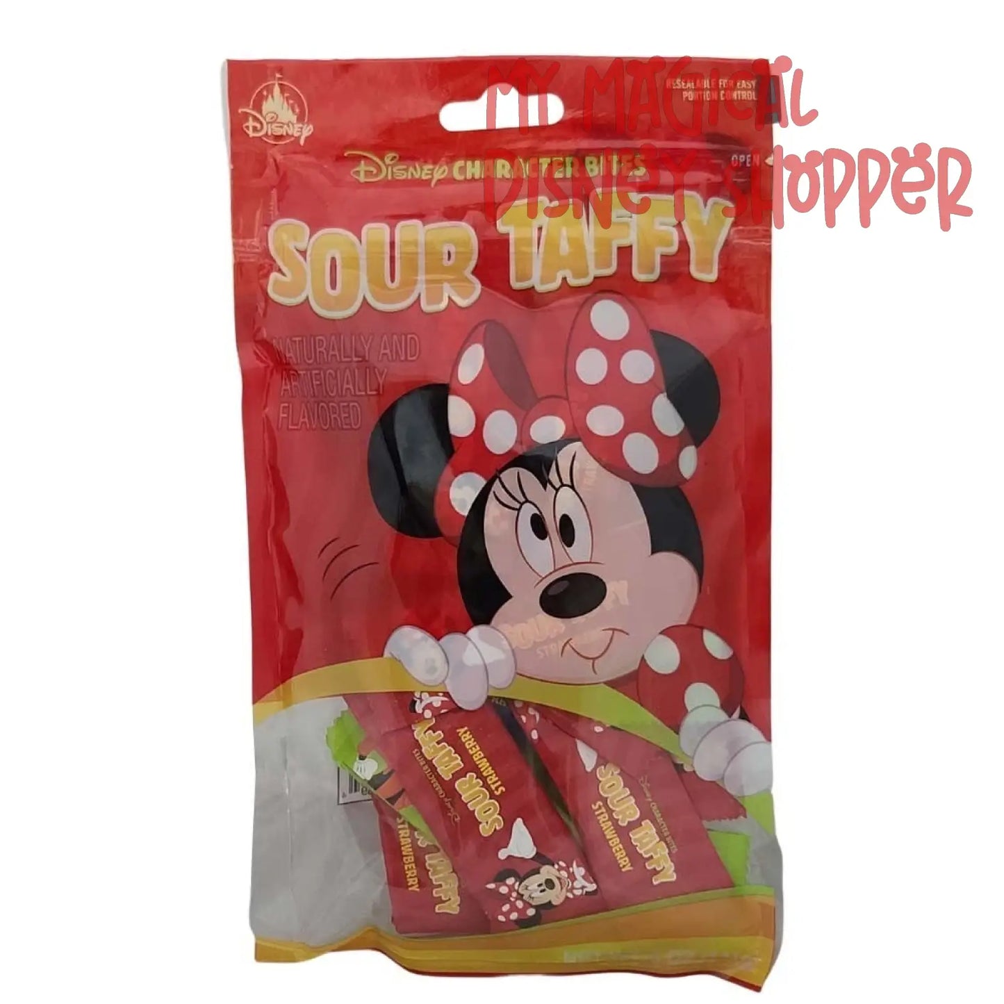Minnie Sour Taffy Disney Candy - Disney Character Bites