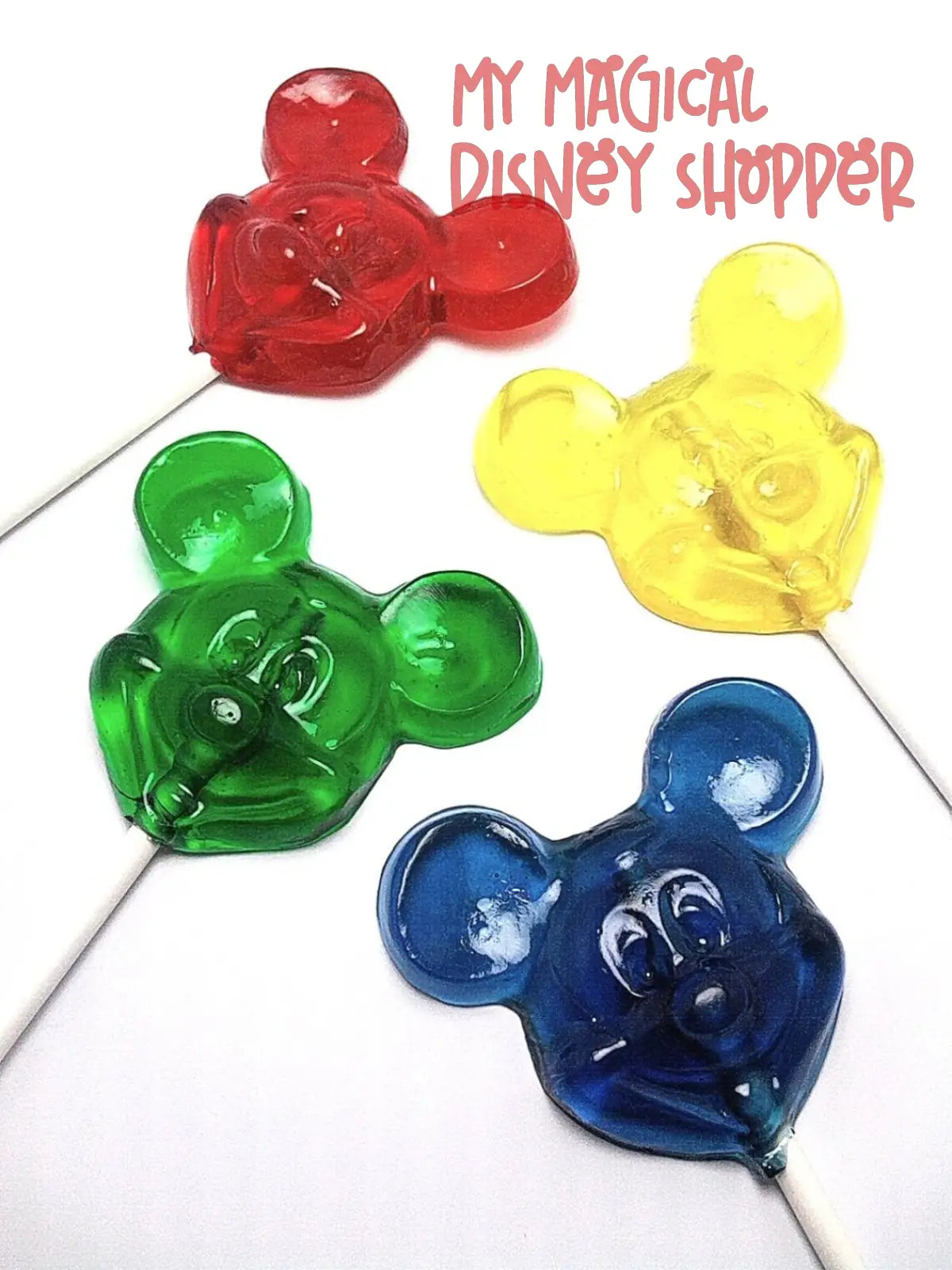 MOUSE LOLLIPOPS: RED / STRAWBERRY