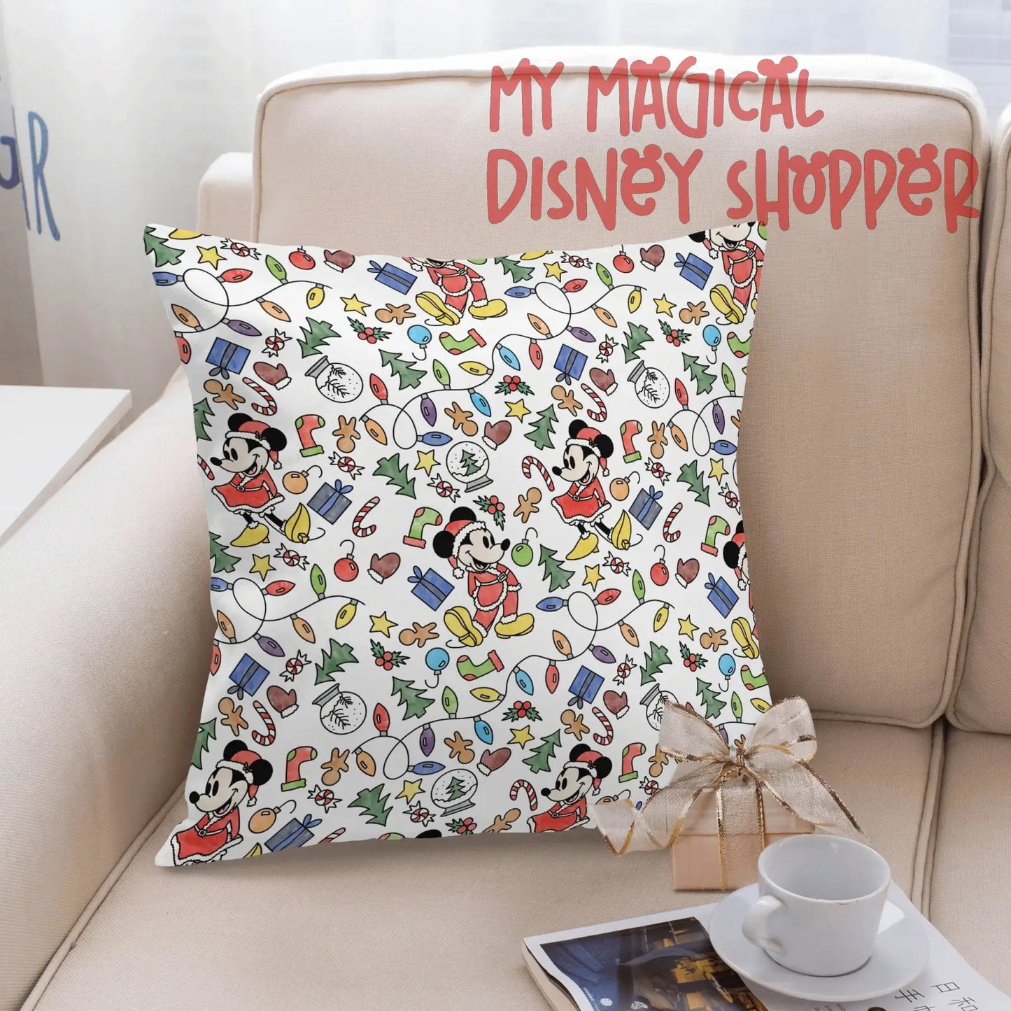 My Magical Christmas Mouse Pillow Case