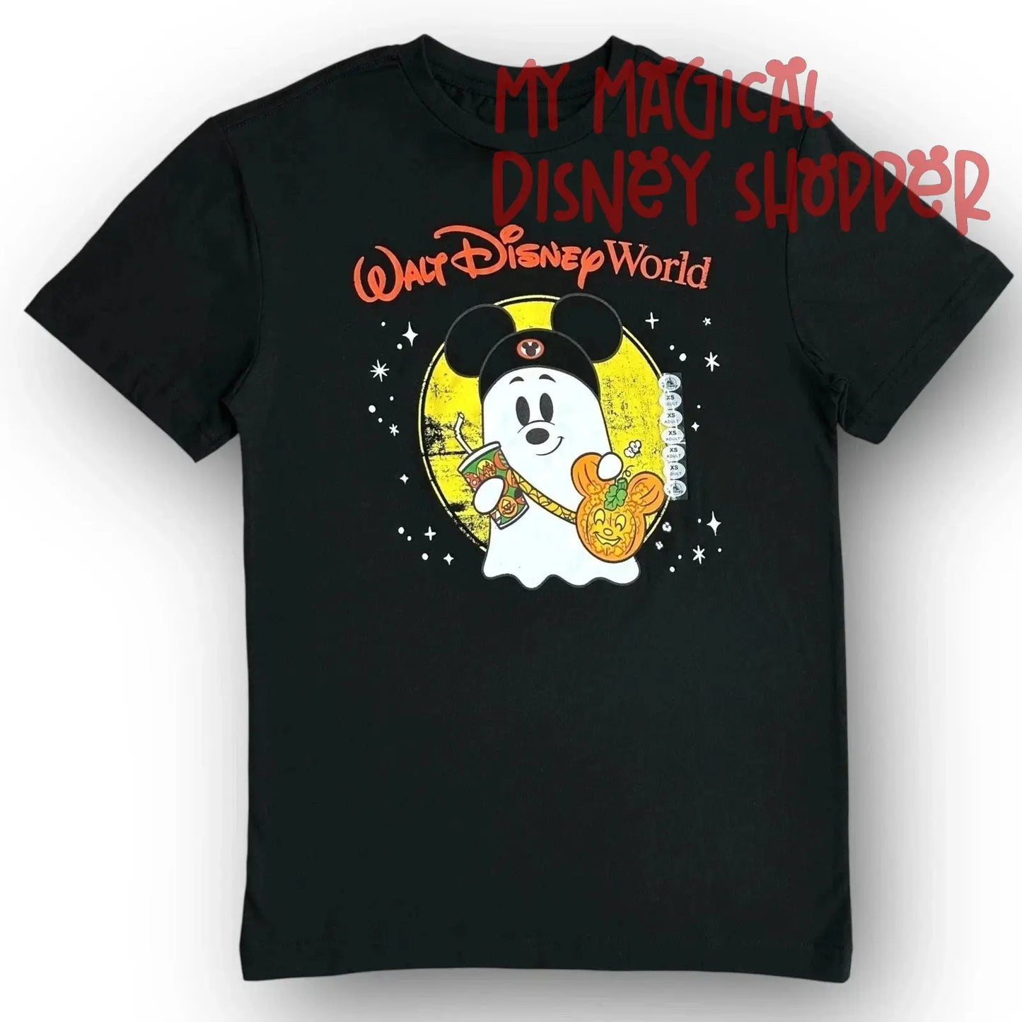 2025 Halloween Mickey Mouse Ghost Pumpkin Adult Shirt