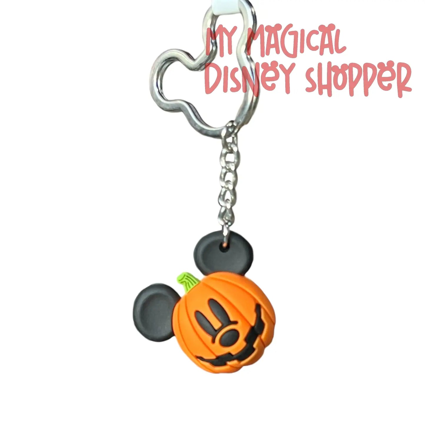 Mickey Pumpkin Icon Keychain