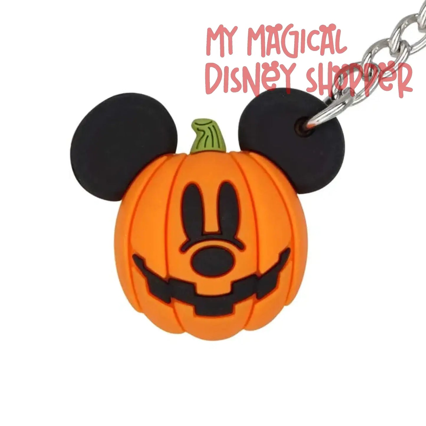 Mickey Pumpkin Icon Keychain