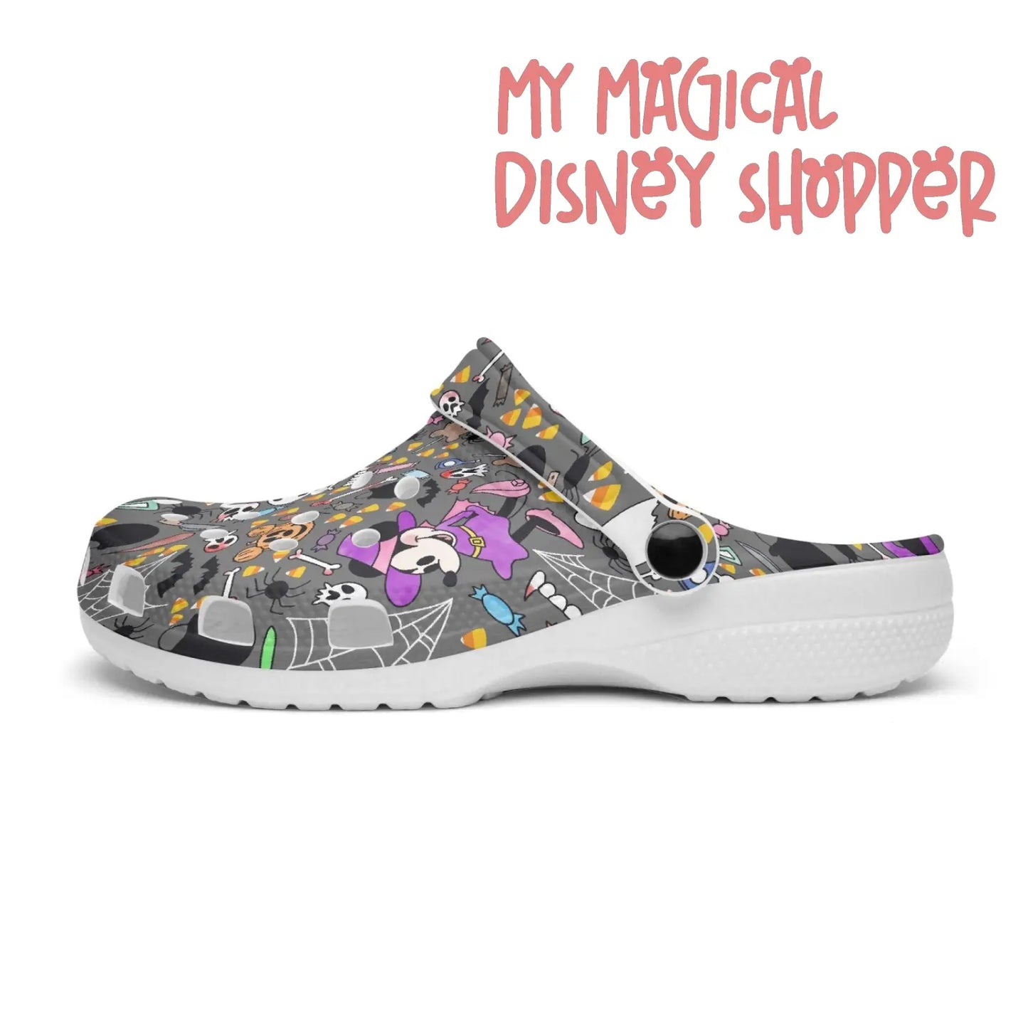 Not So Scary All Over Printed Clogs