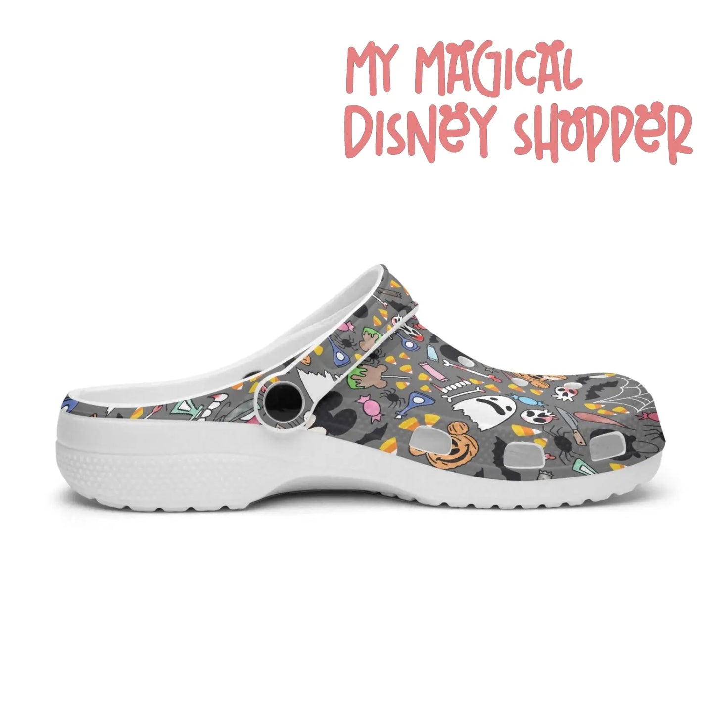 Not So Scary All Over Printed Clogs