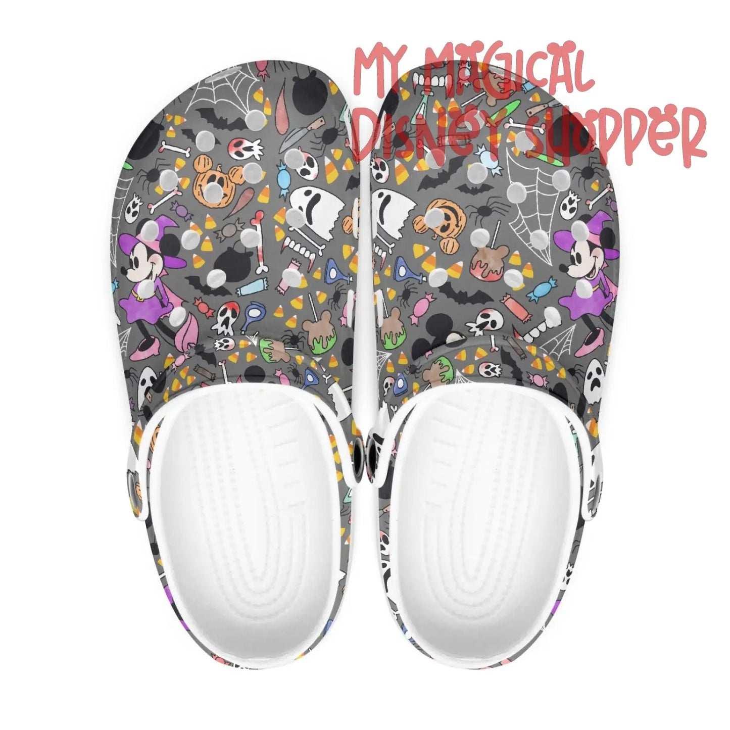 Not So Scary All Over Printed Clogs