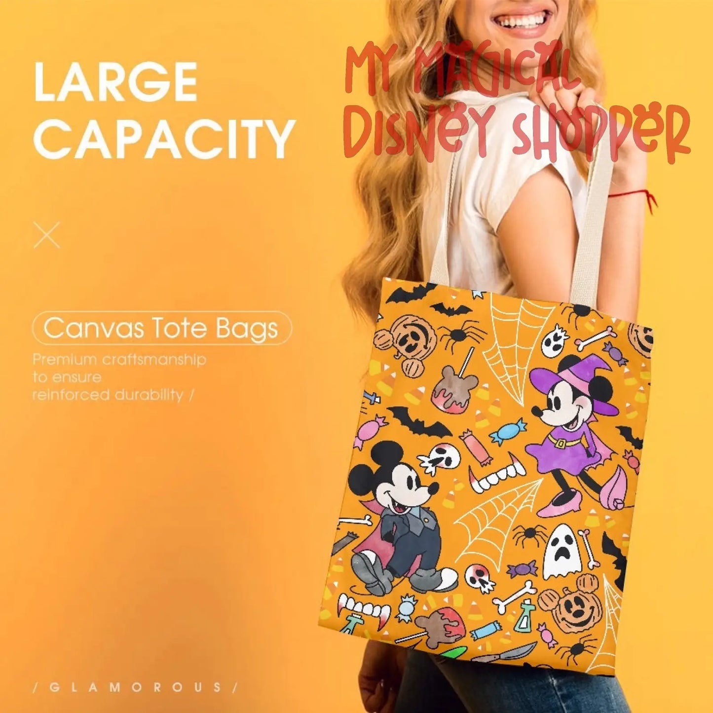 Not So Scary Concise Canvas Tote Bag