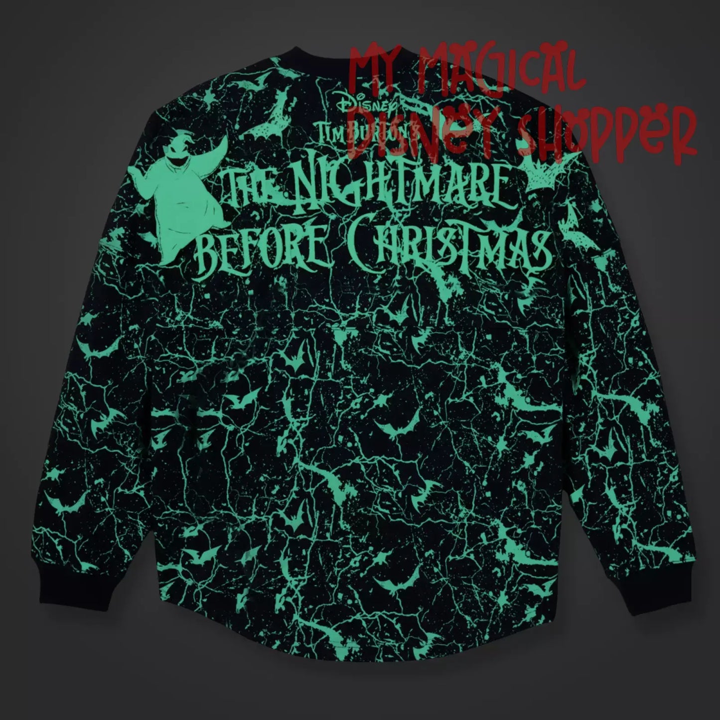 Oogie Boogie Glow-in-the-Dark Spirit Jersey for Adults – The Nightmare Before Christmas