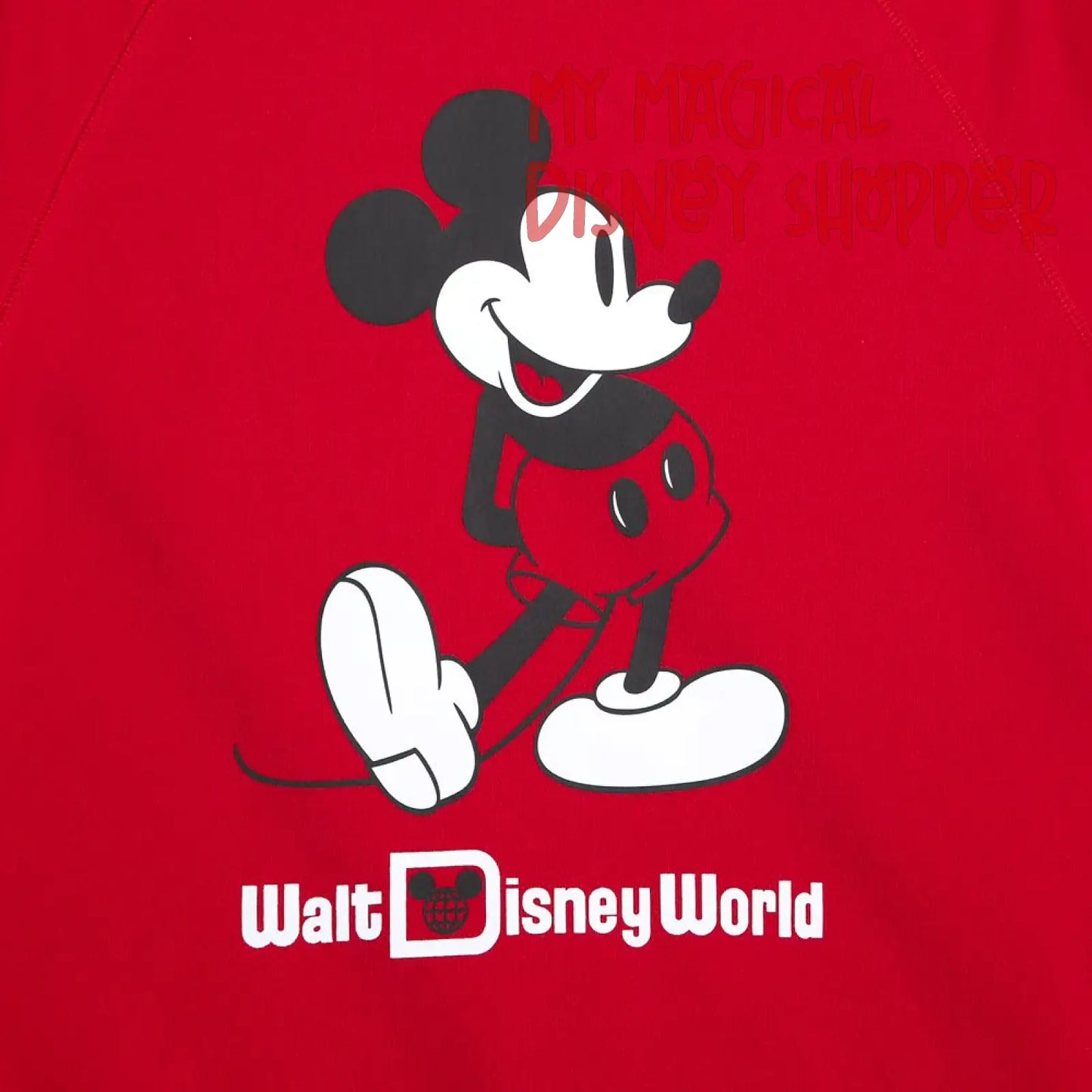 Walt Disney World Classic Mickey Red Pullover Size XL