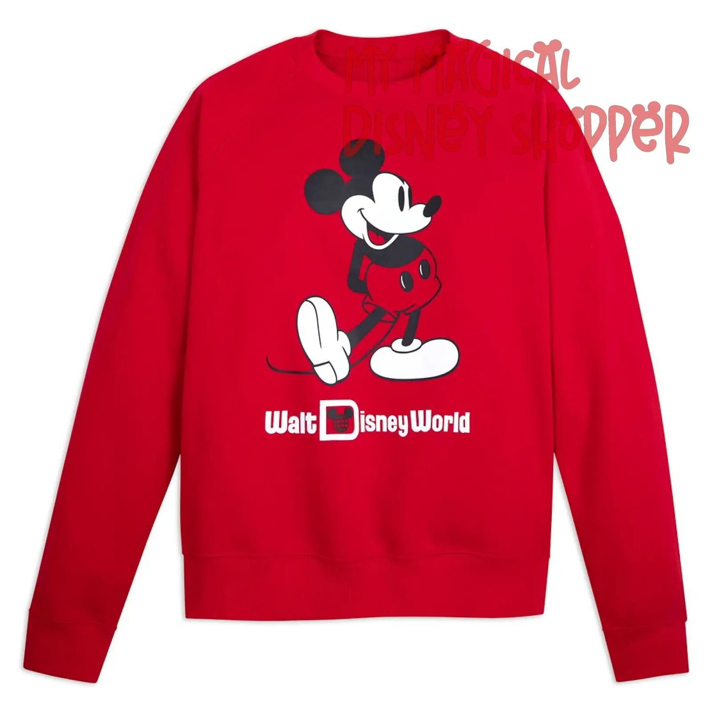 Walt Disney World Classic Mickey Red Pullover Size XL