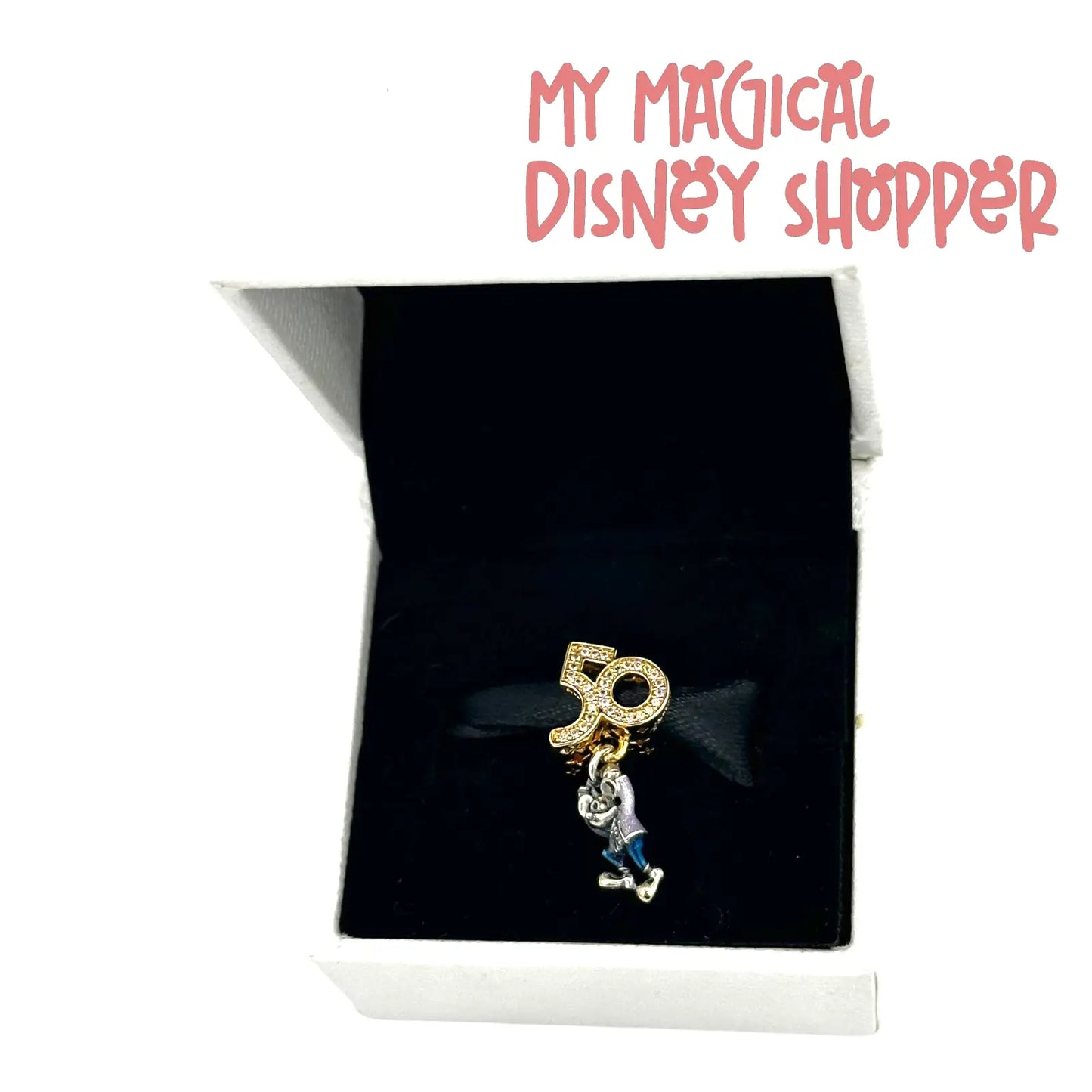 Pandora Disney Parks Mickey Mouse 50th Anniversary Dangle Charm