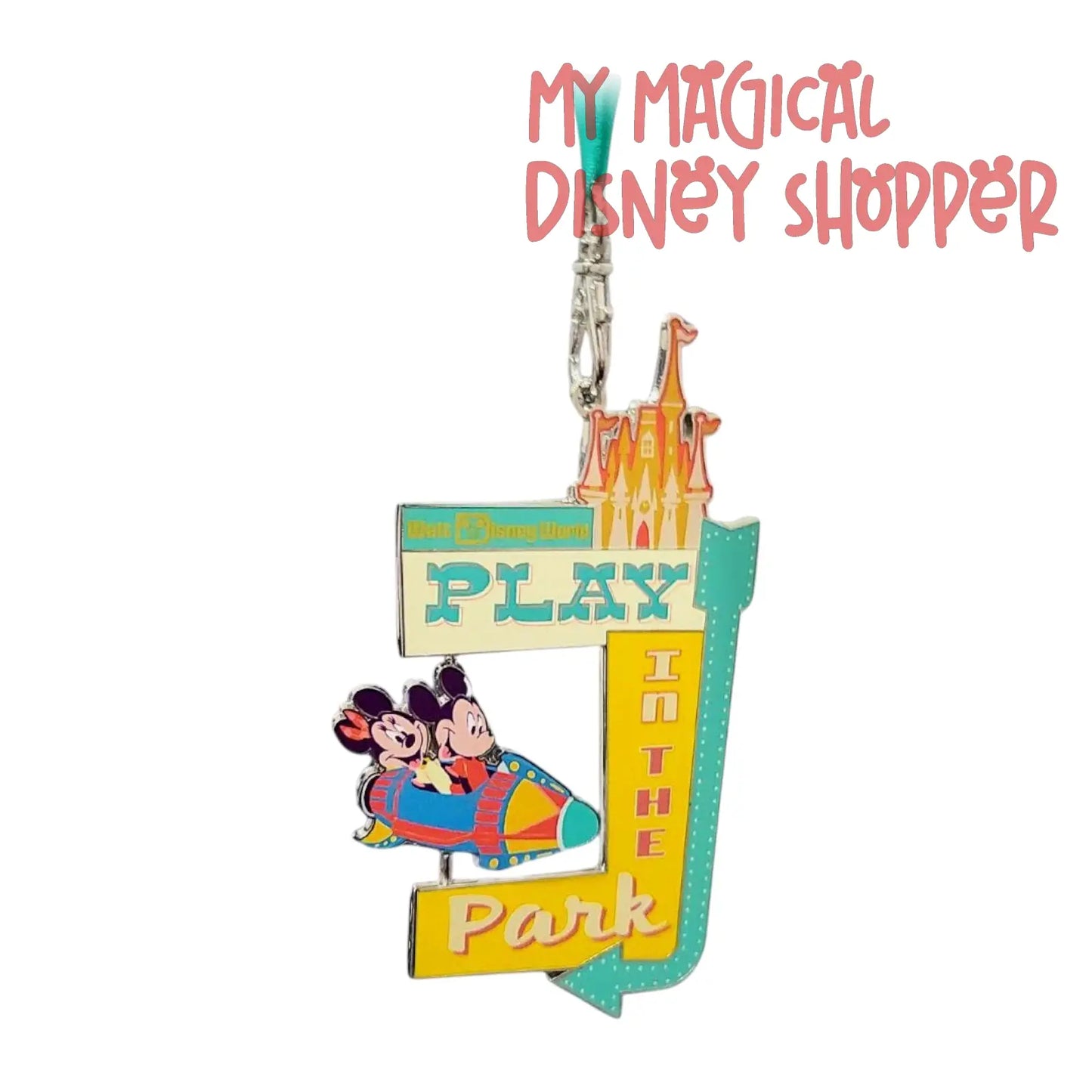Play in the Park Mickey & Minnie Metal Ornament
