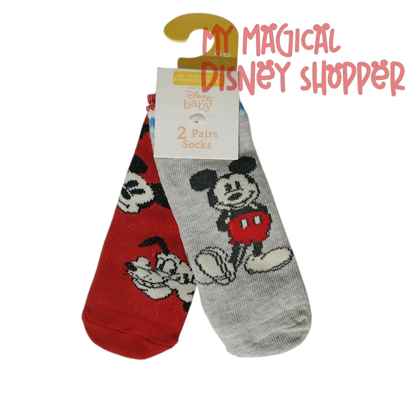Primark x Disney Baby Mickey Socks 2 Pack