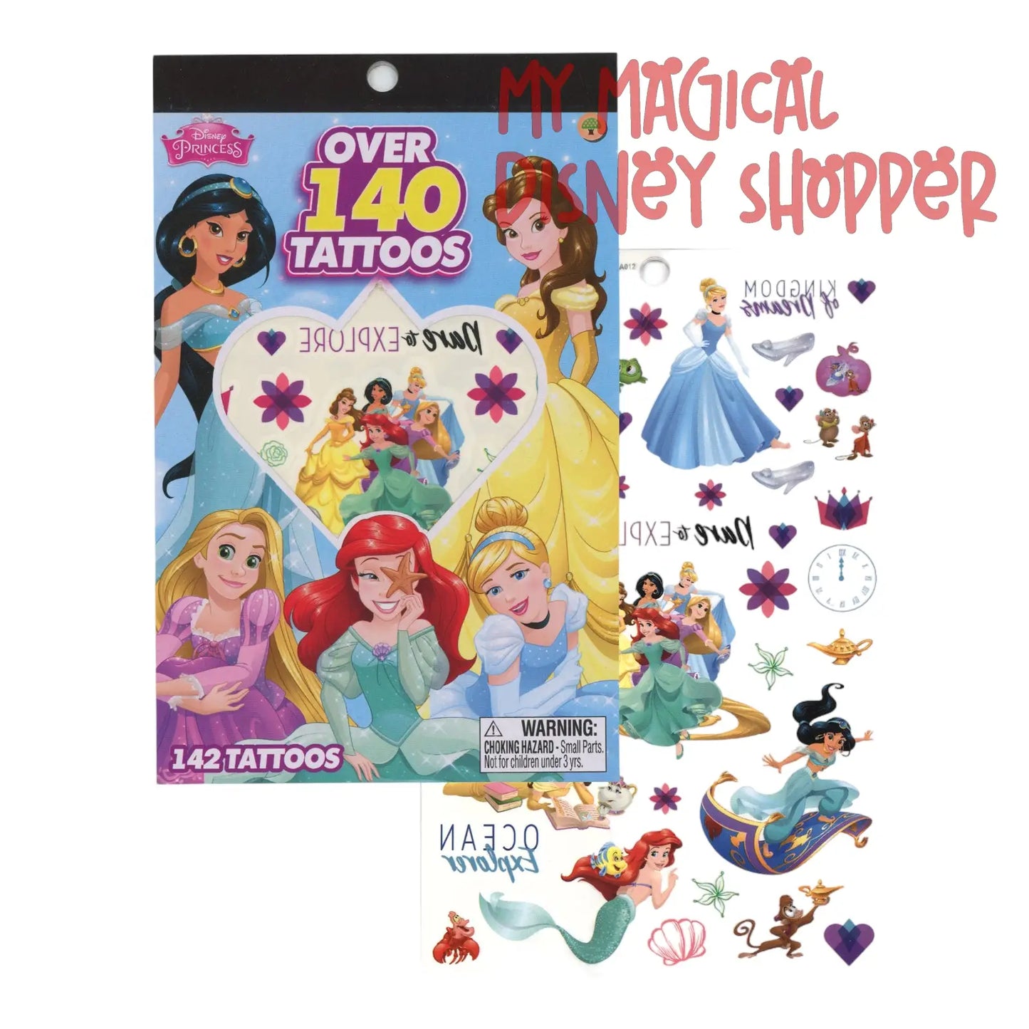 Princess 4 Sheet Tattoo Book
