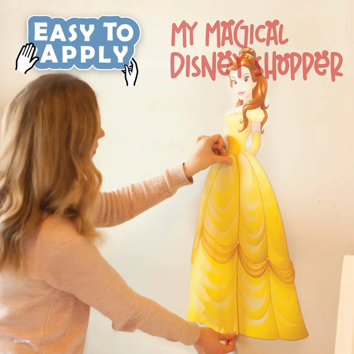 Princess Belle Interactive Wall Decal