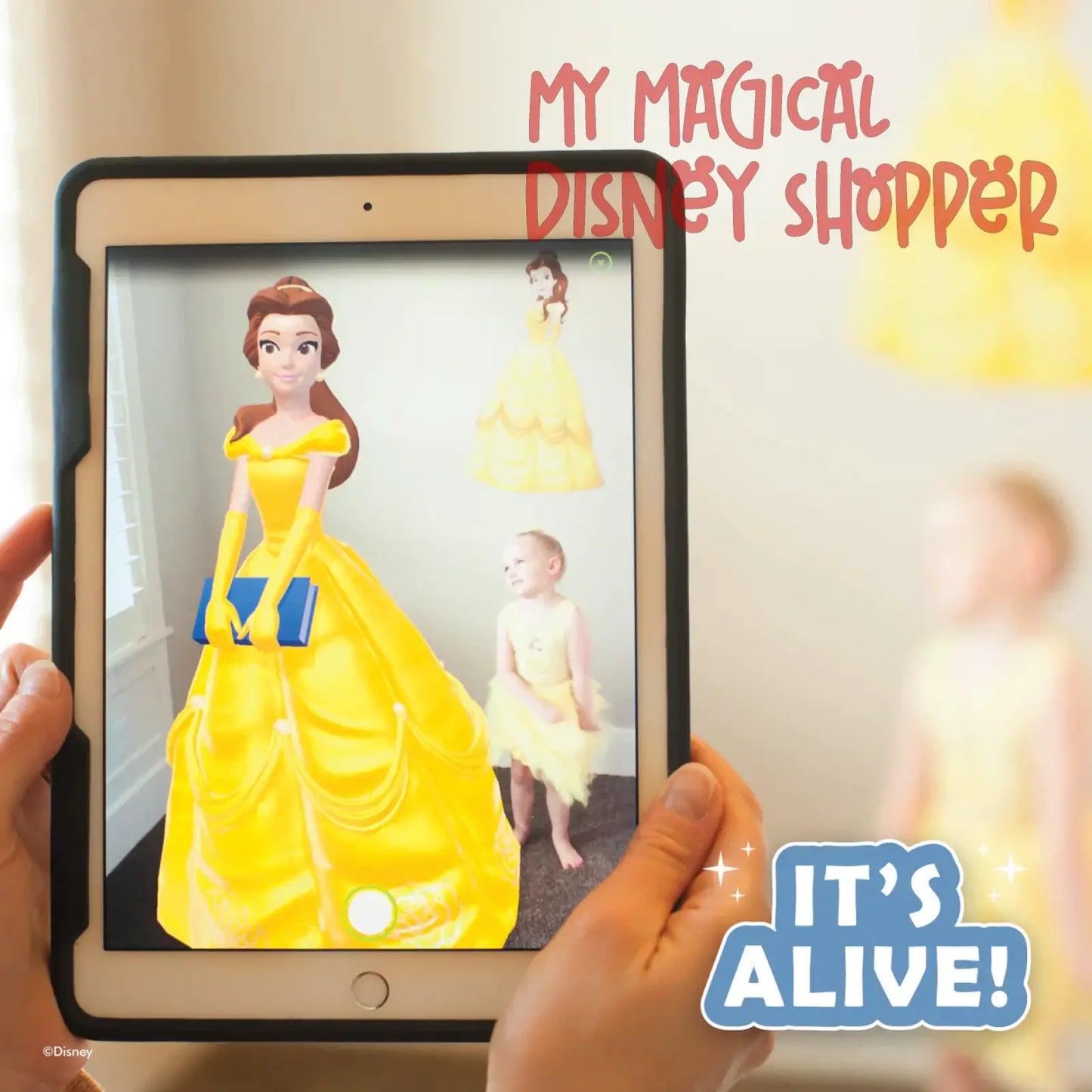 Princess Belle Interactive Wall Decal