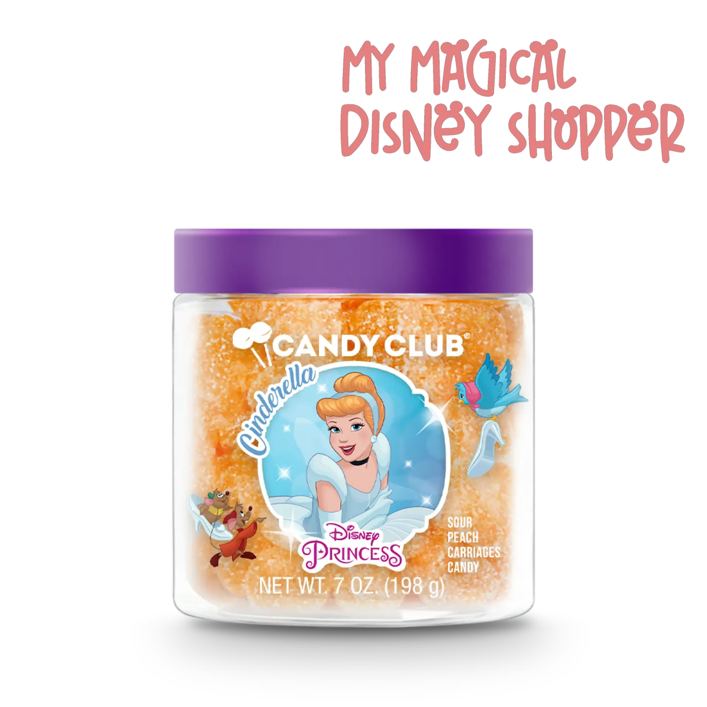 Princess Cinderella Sour Peach Carriages Candy