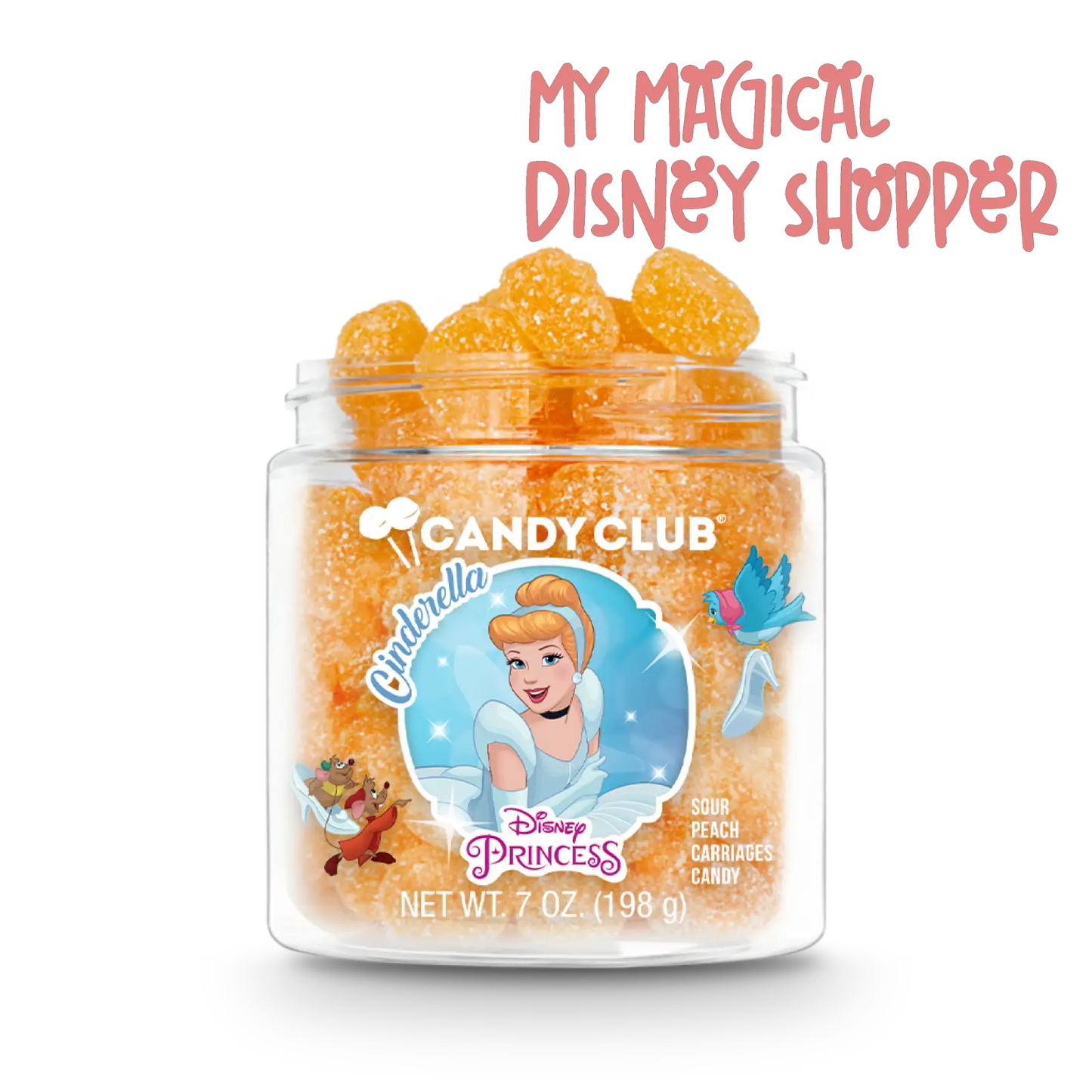 Princess Cinderella Sour Peach Carriages Candy