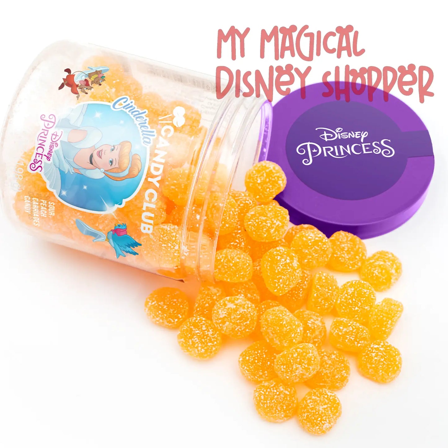 Princess Cinderella Sour Peach Carriages Candy