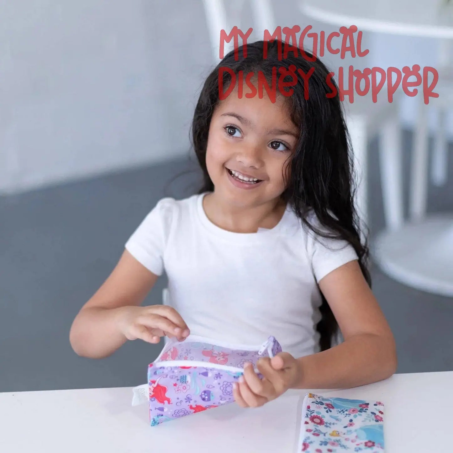 Princess Reusable Snack Bag, Small 2-Pack