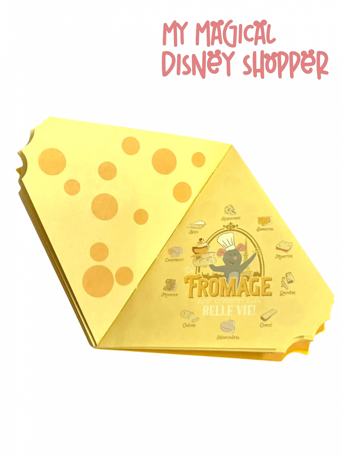 Remy's Ratatouille Adventure Cheese Note Pad