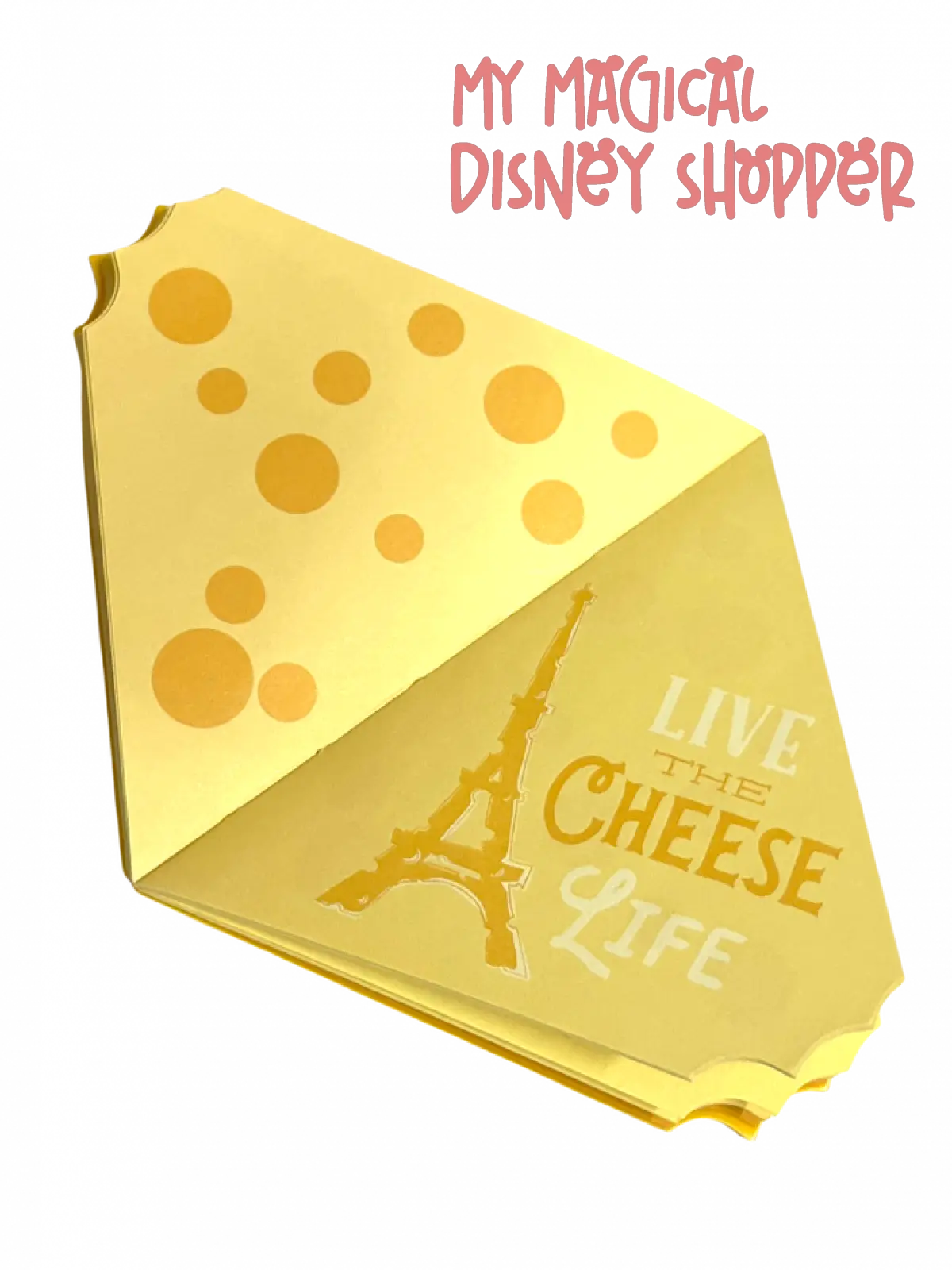 Remy's Ratatouille Adventure Cheese Note Pad