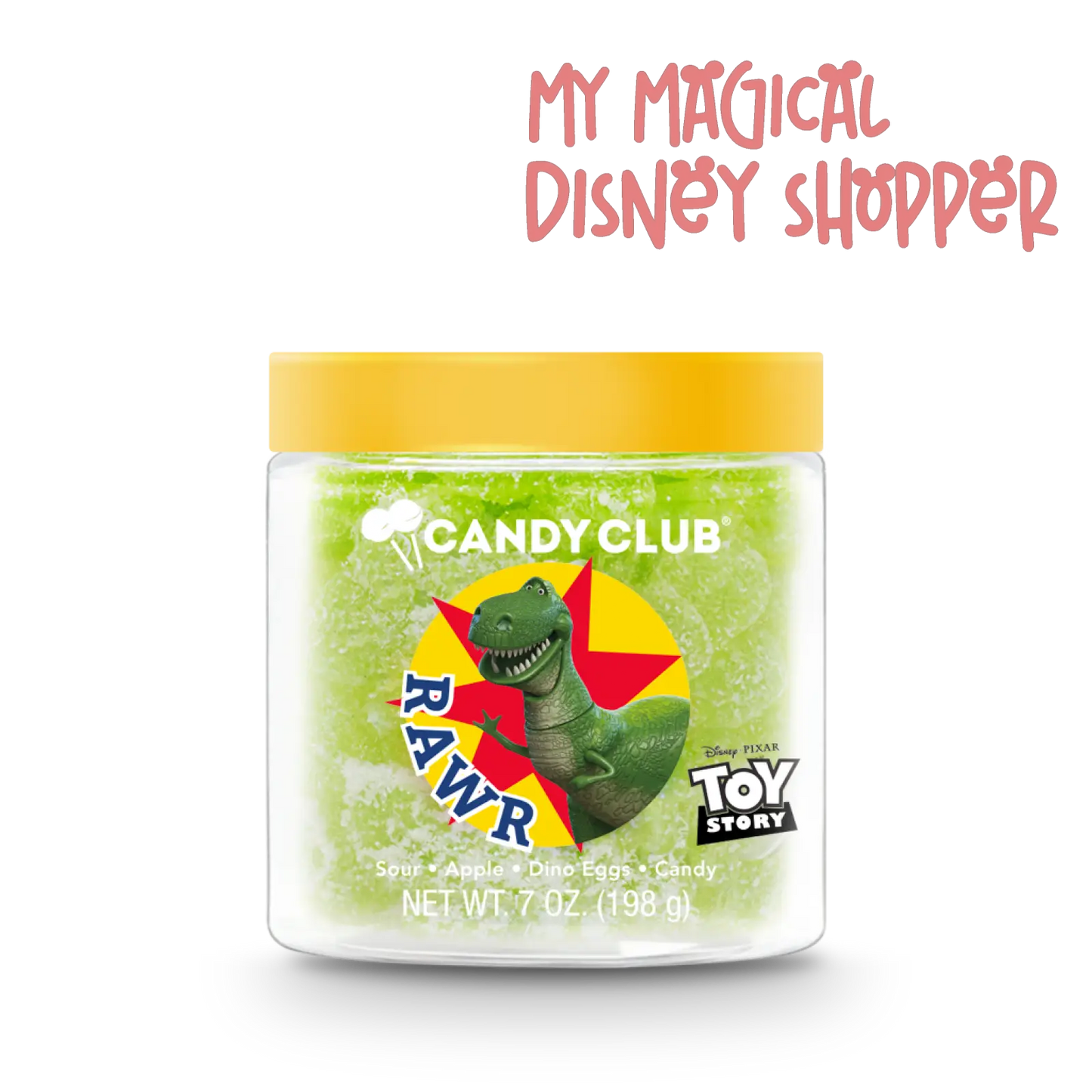 Rex Sour Apple Dino Eggs Candy - Toy Story