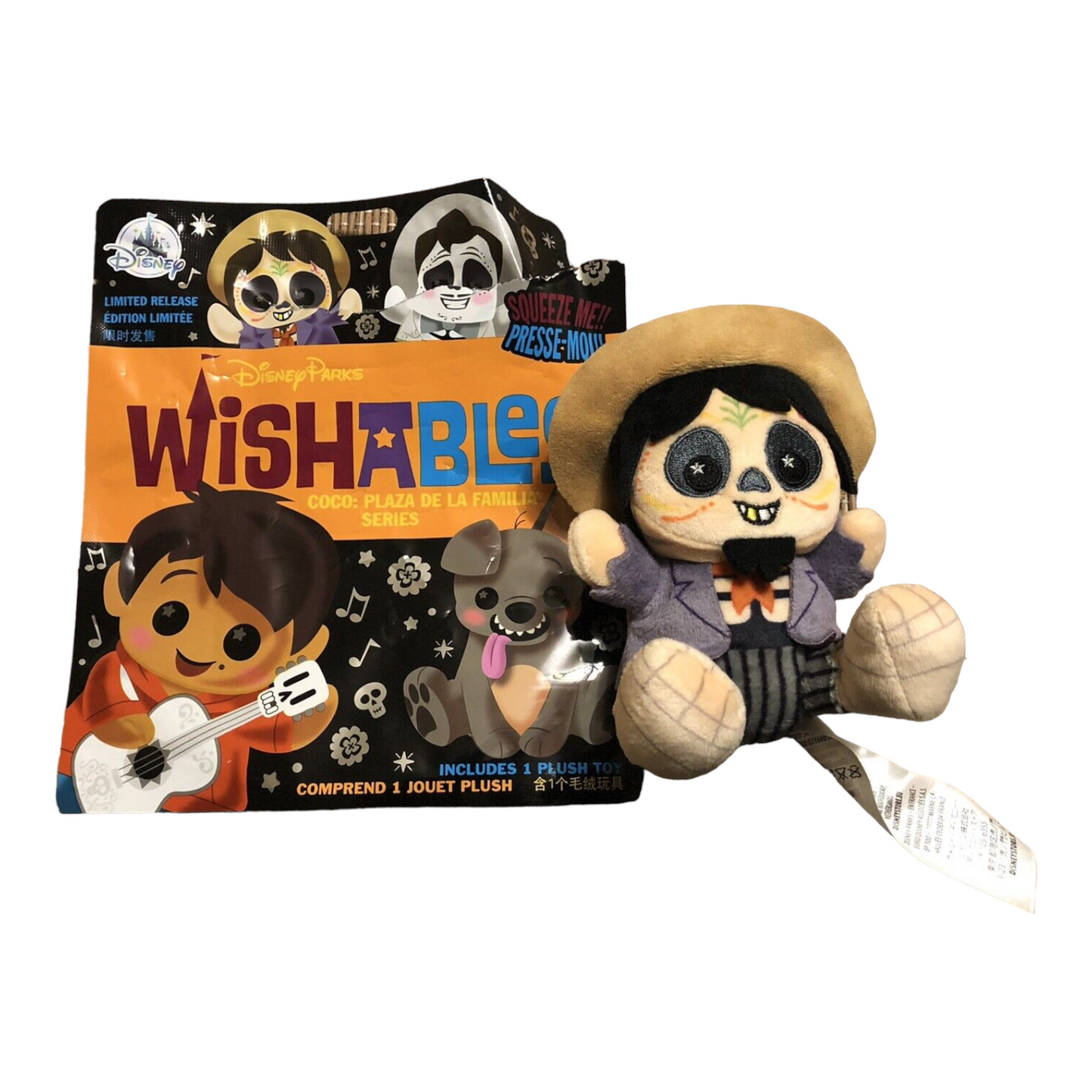 Hector - Disney Parks Wishables Mystery Plush -Coco: Plaza De La Familia Series