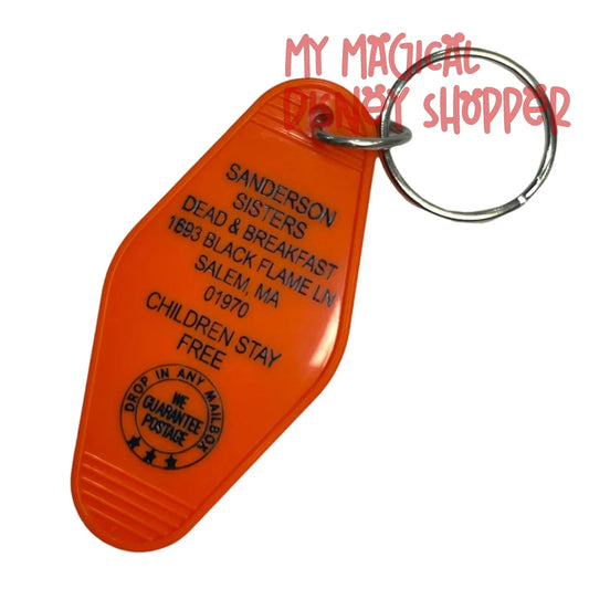 Sanderson Sisters Dead and Breakfast Hotel Key Fob