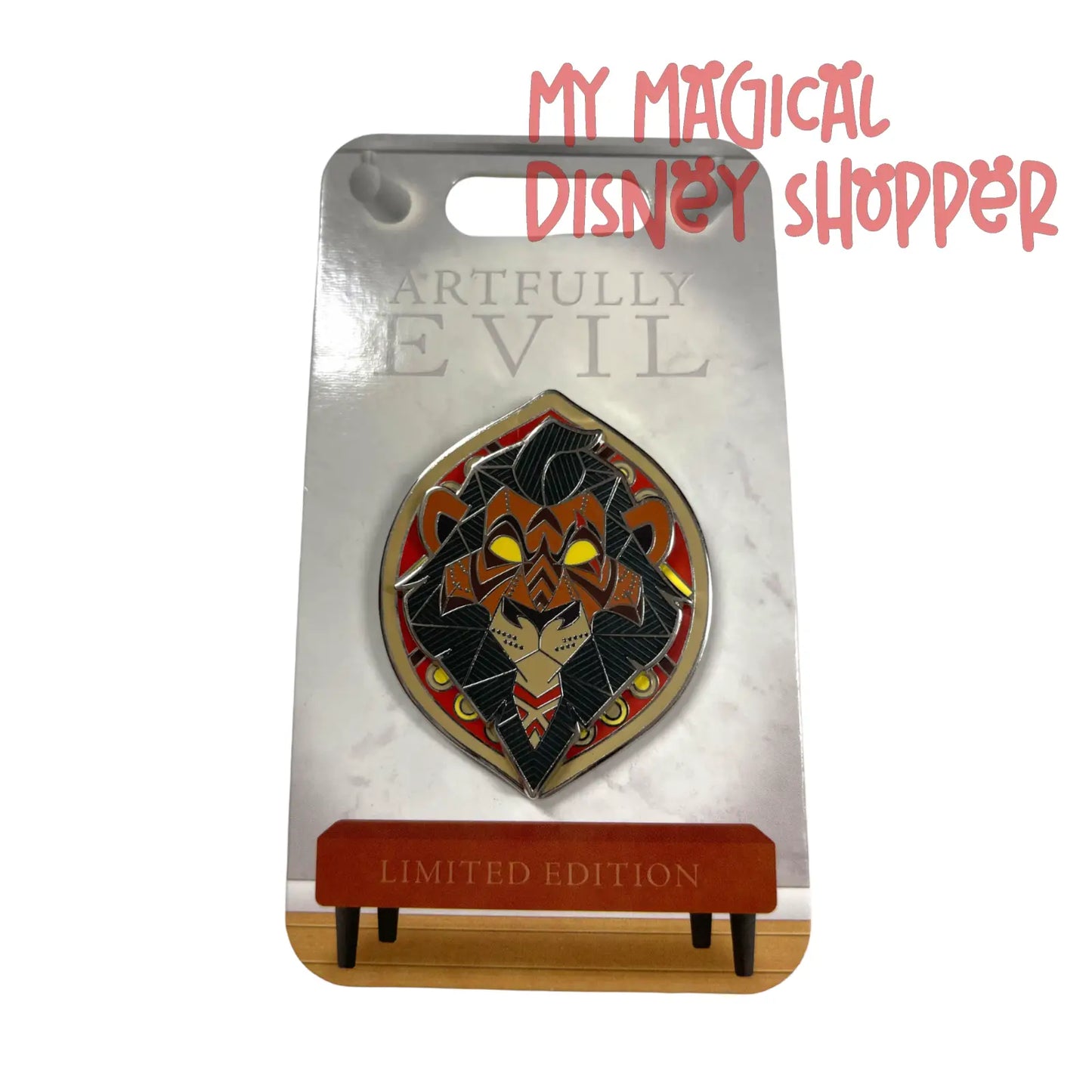 Scar Artfully Evil Limited Edition Pin - LE 3000 - The Lion King