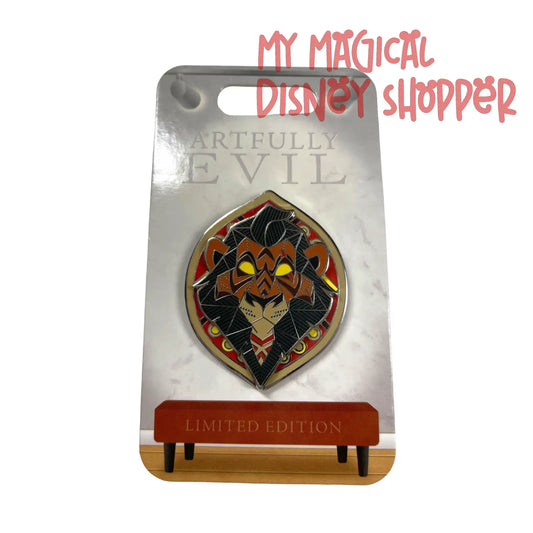 Scar Artfully Evil Limited Edition Pin - LE 3000 - The Lion King