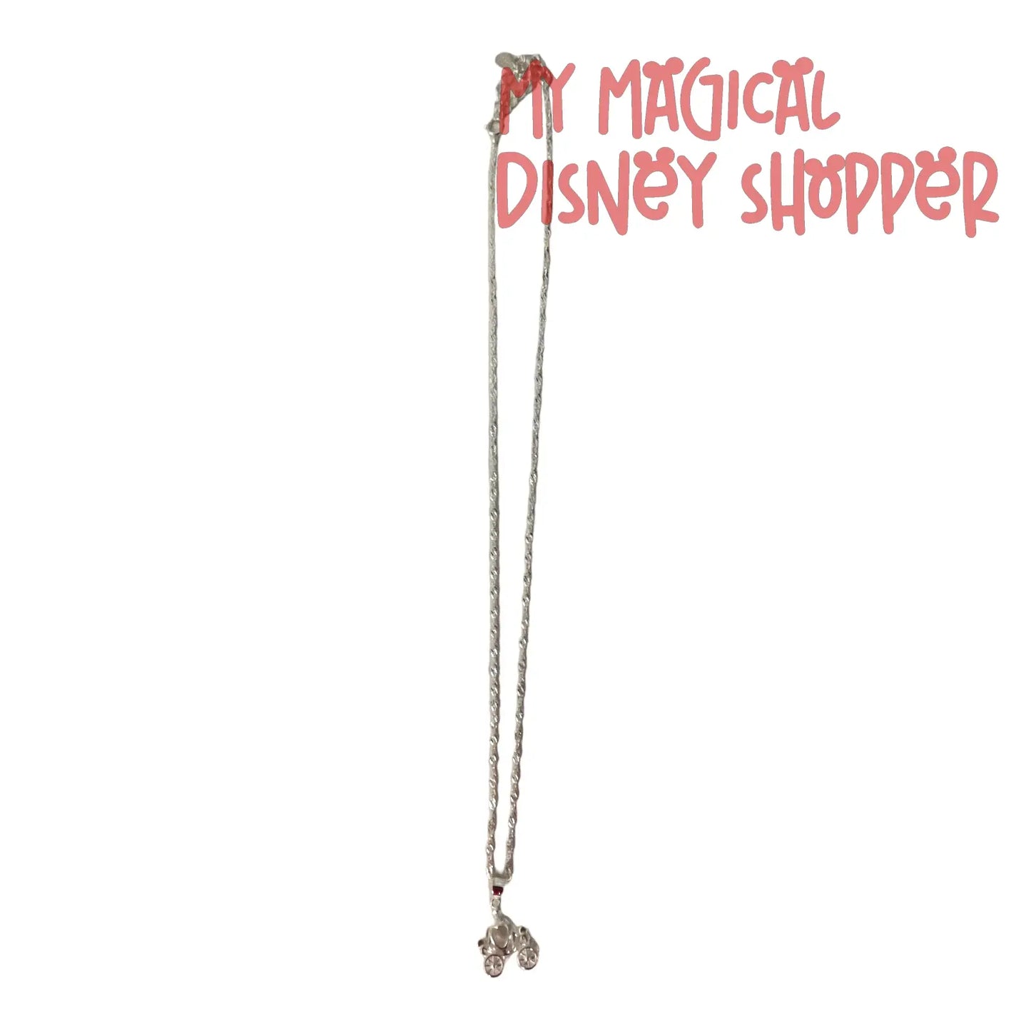Silver Cinderella's Carriage Necklace