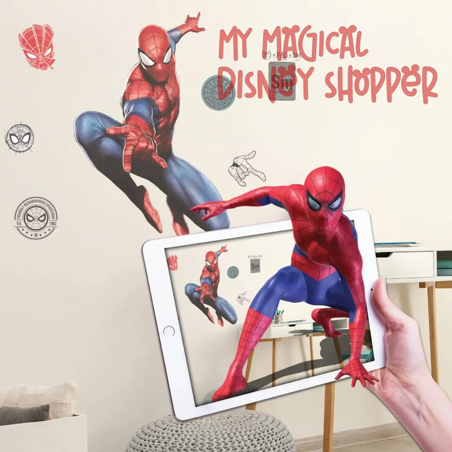 Spider-Man Interactive 30" Wall Decal