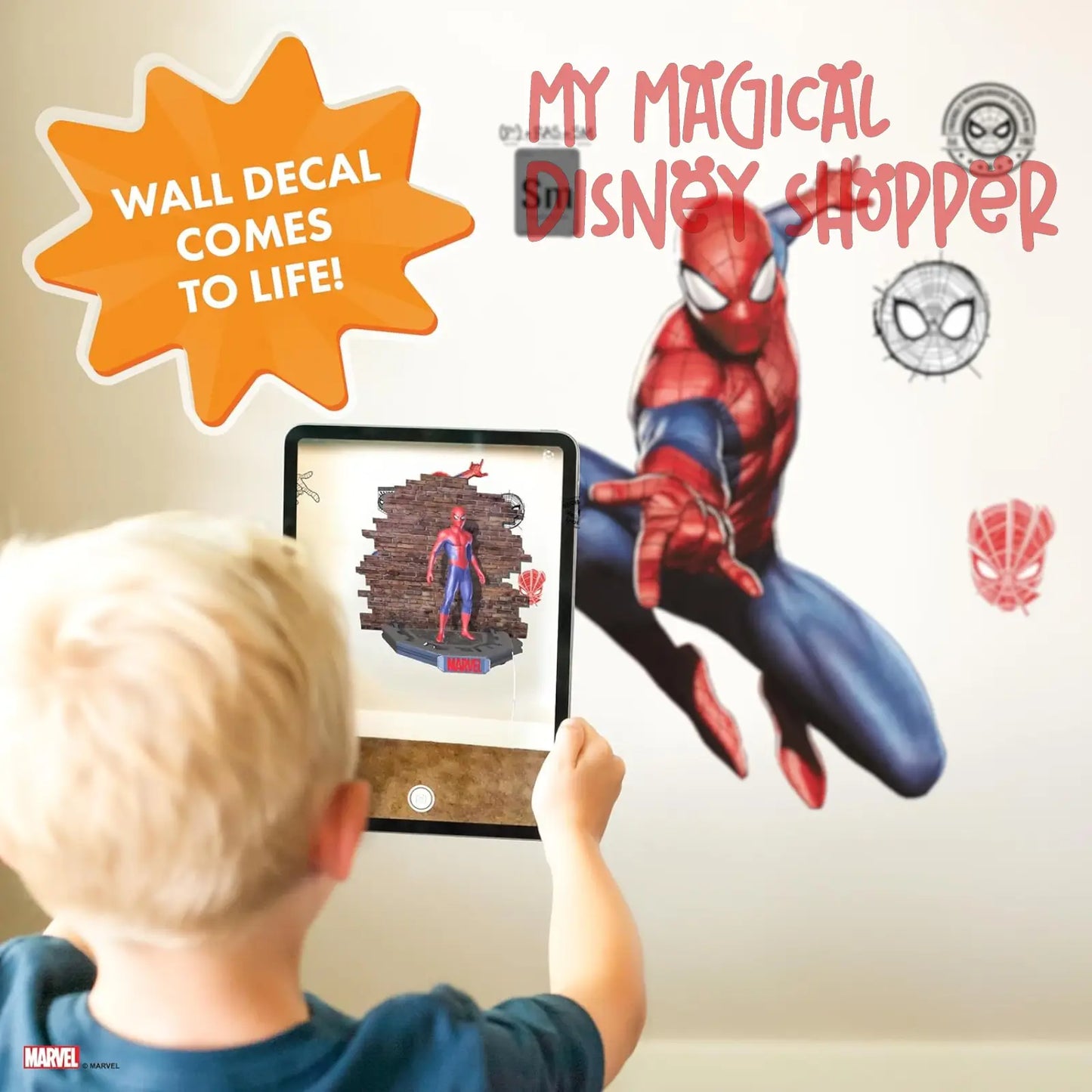 Spider-Man Interactive 30" Wall Decal