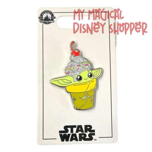 Star Wars Baby Yoda Ice Cream Cone Pin