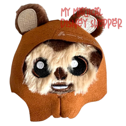 🌲 Star Wars Ewok Plush Ear Accessory – Soft Fabric