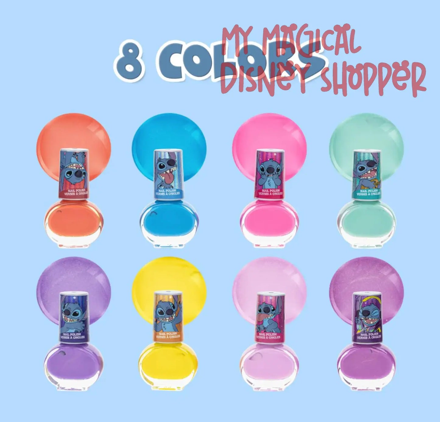 Stitch Nail Polish Set