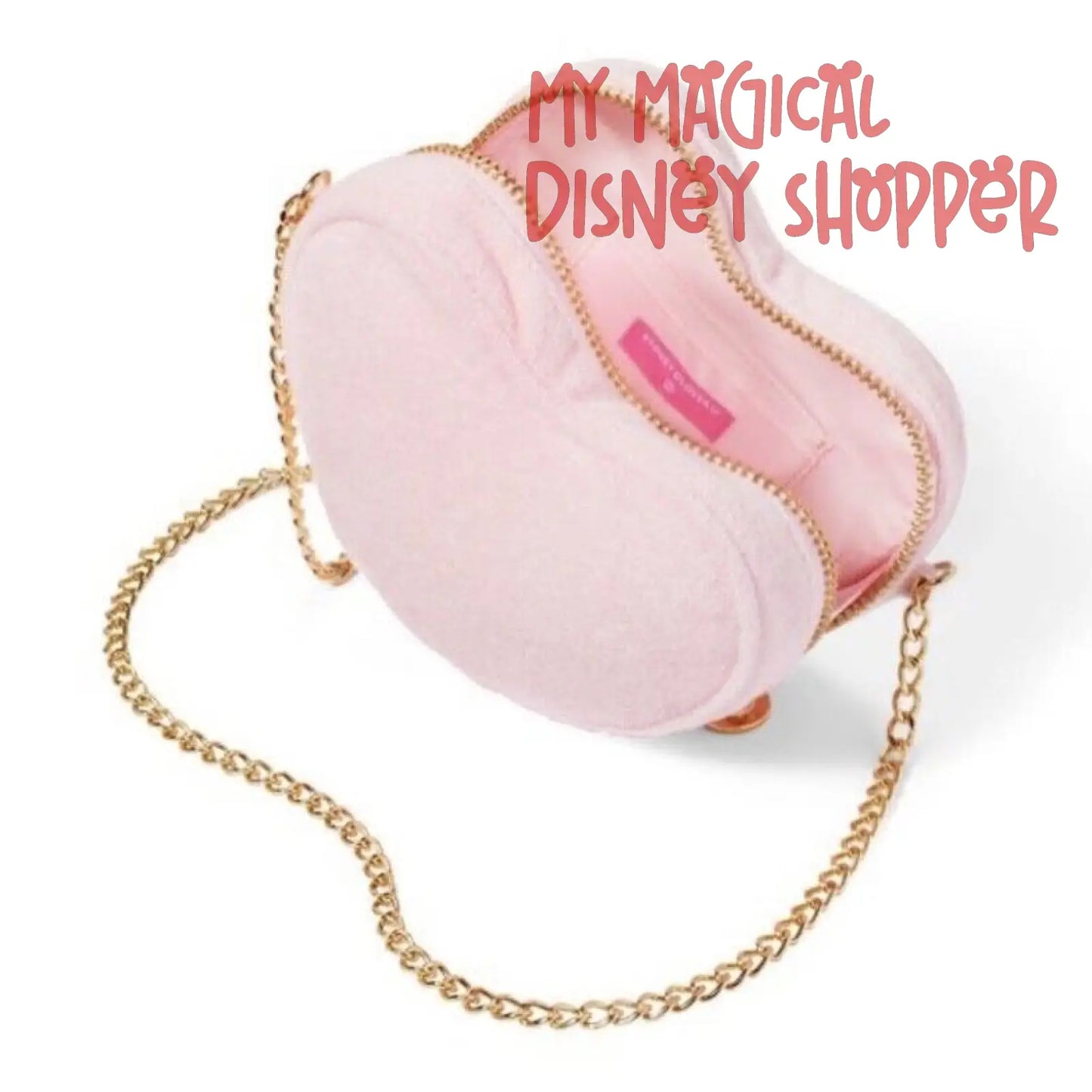 Stoney Clover Lane Pink Terry Cloth Heart Crossbody