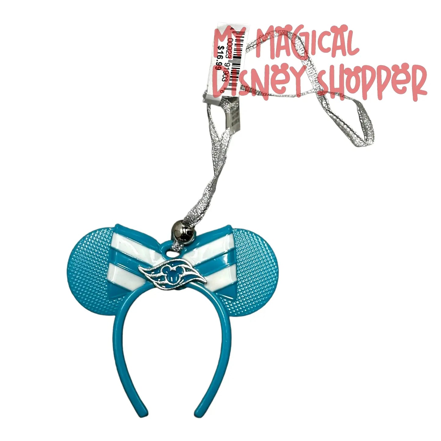 Teal Disney Cruise Line Ears Headband Ornament