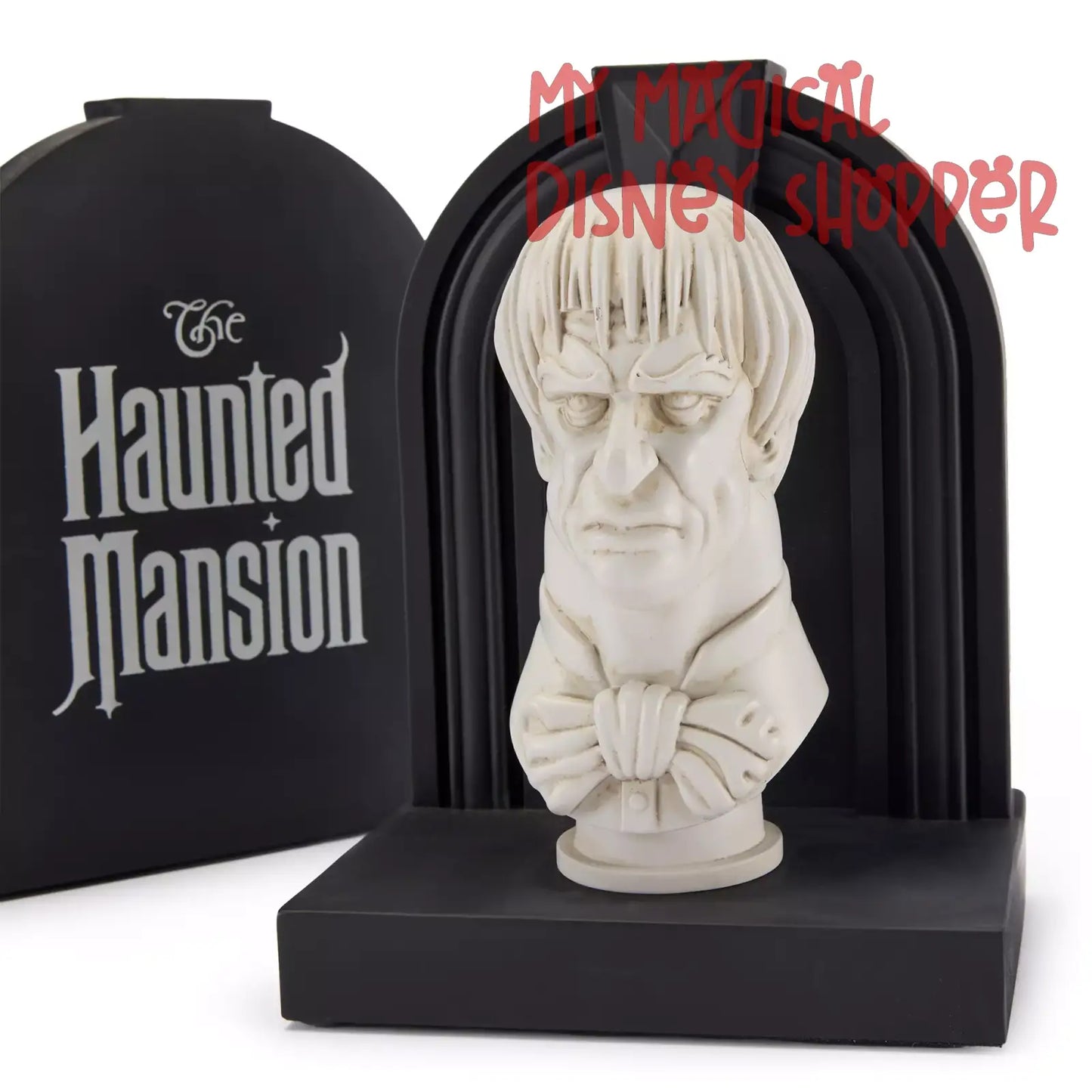 The Haunted Mansion Watchful Busts Bookends
