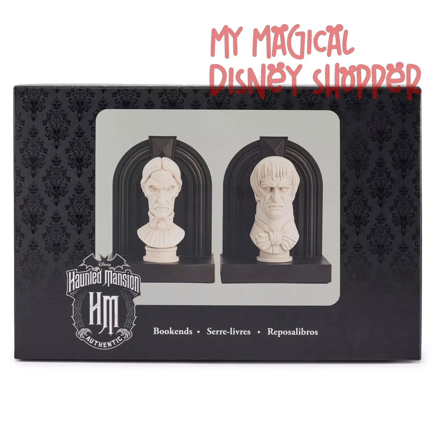 The Haunted Mansion Watchful Busts Bookends