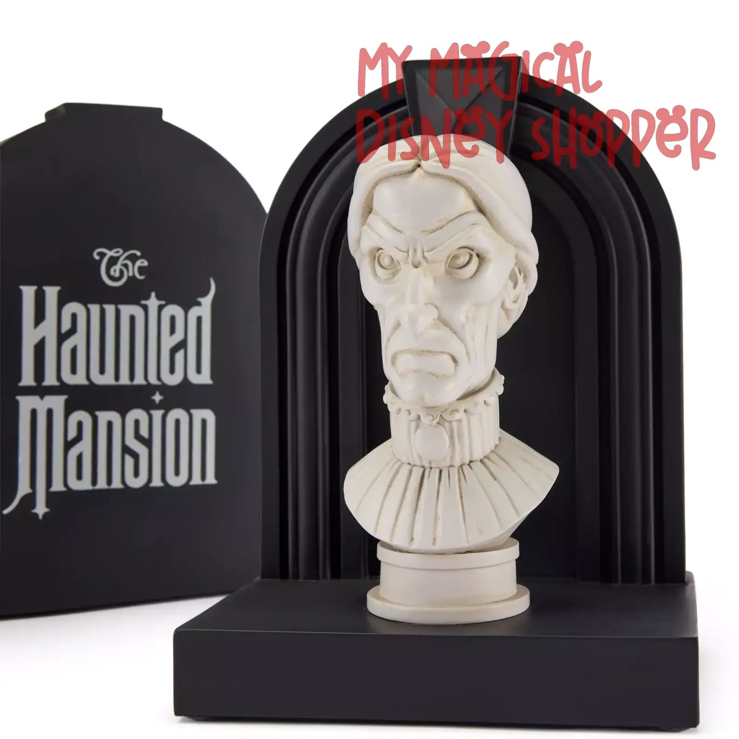 The Haunted Mansion Watchful Busts Bookends