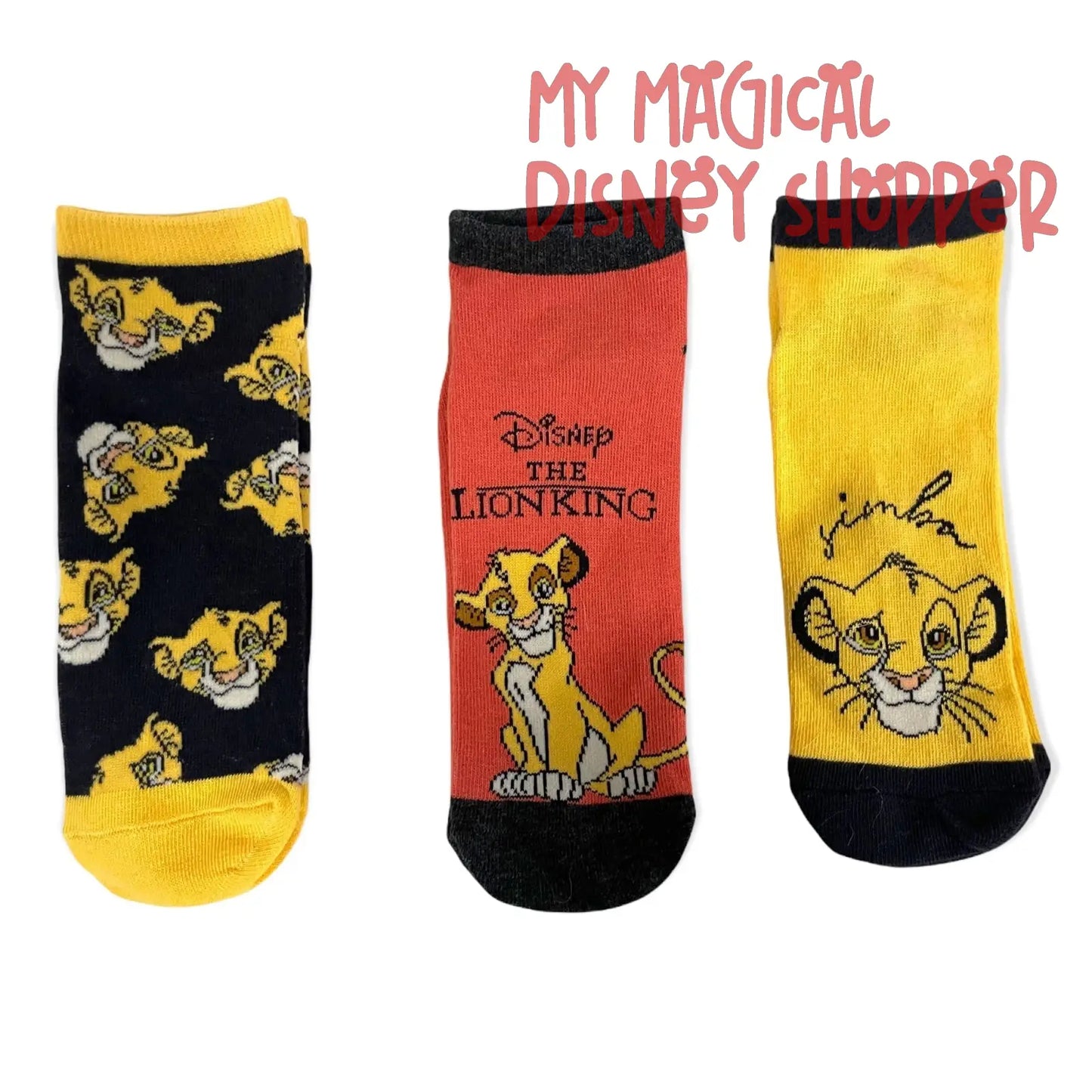 The Lion King Trainer Socks - Pack of 3