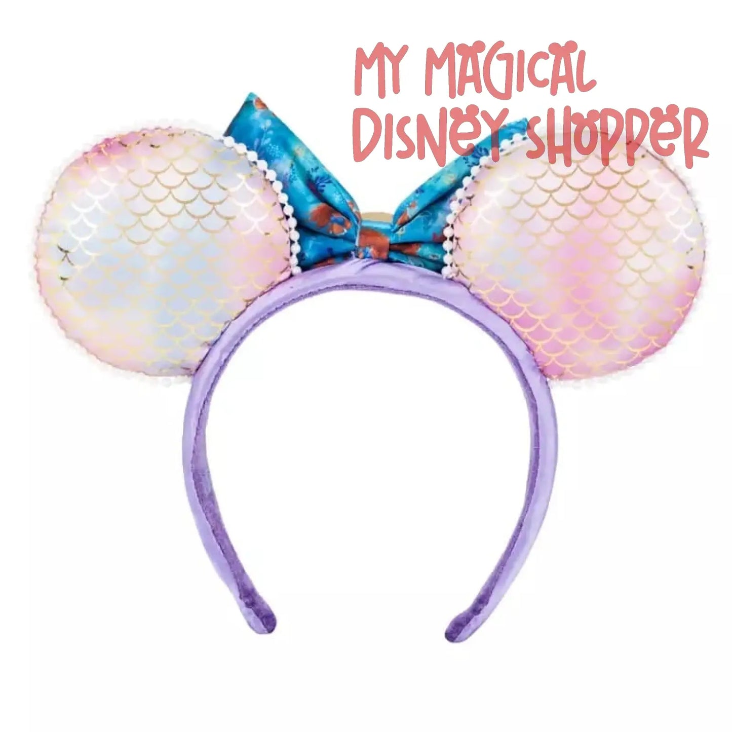 The Little Mermaid Live Action Disney Minnie Ear Headband - Gently Used