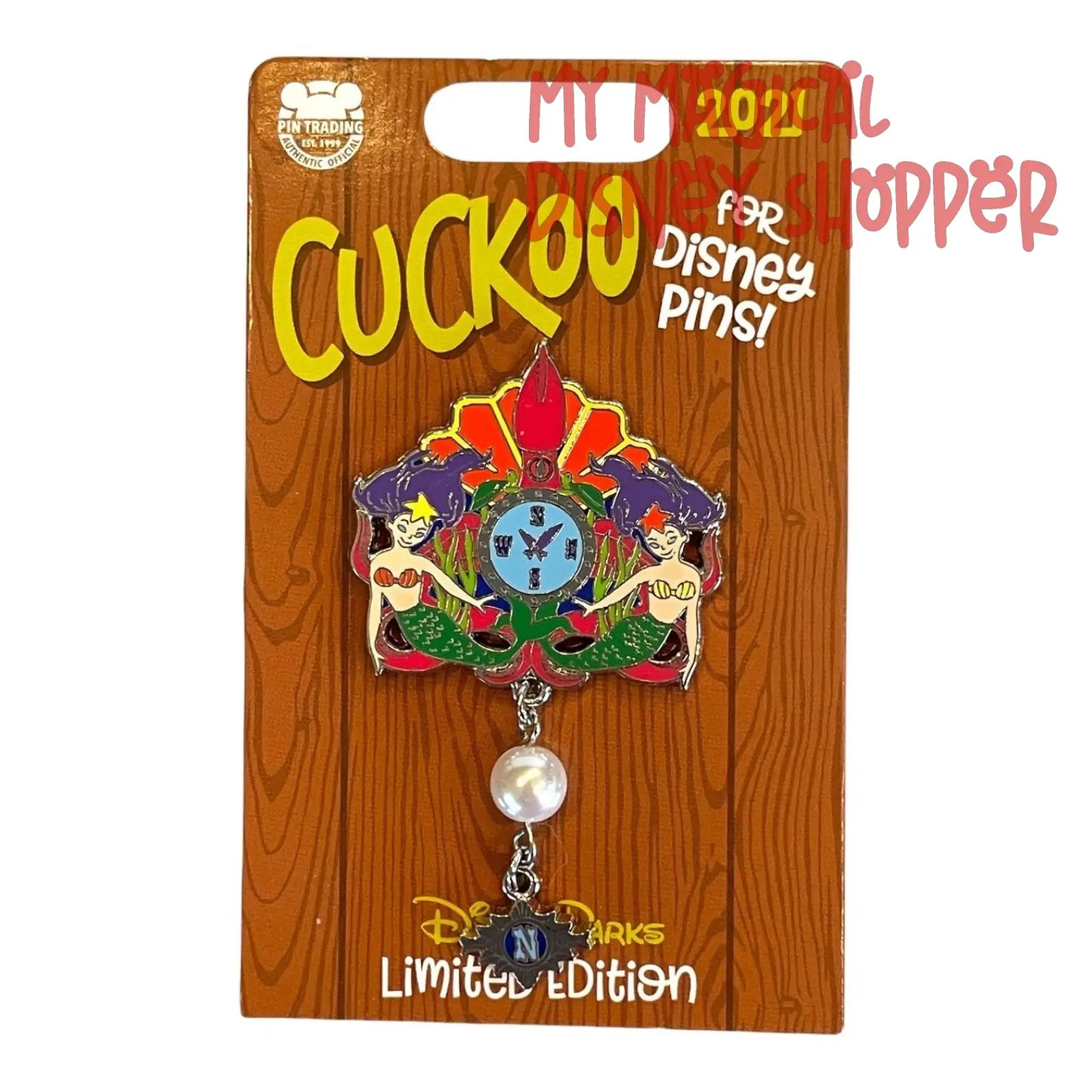 The Nautilus Cuckoo for Disney Submarine Voyage Mermaids Pin - Limited Edition 3000