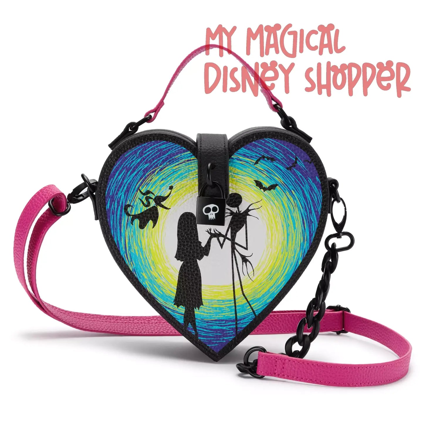 The Nightmare Before Christmas Heart Crossbody Bag