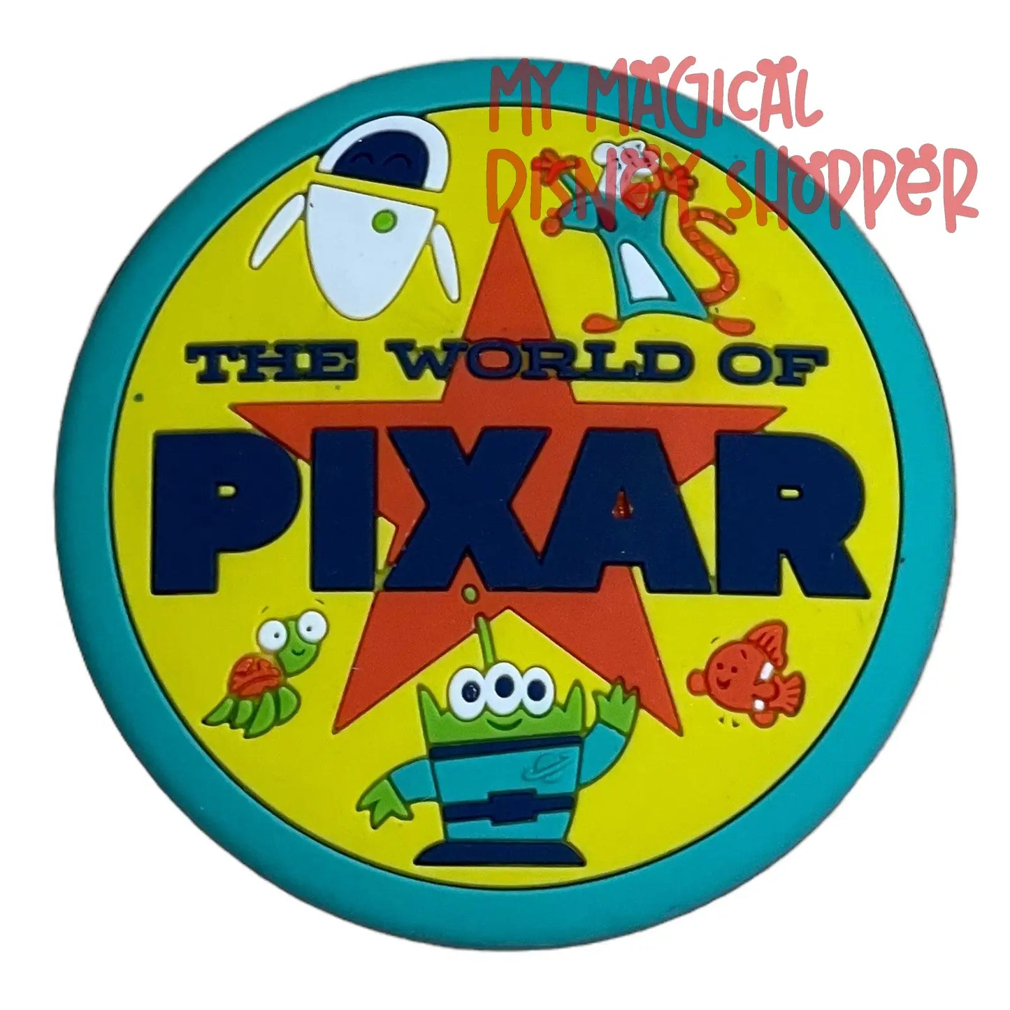 The World of Pixar Magnet - Eve, Remy, Little Green Man, Finding Nemo, Squirt