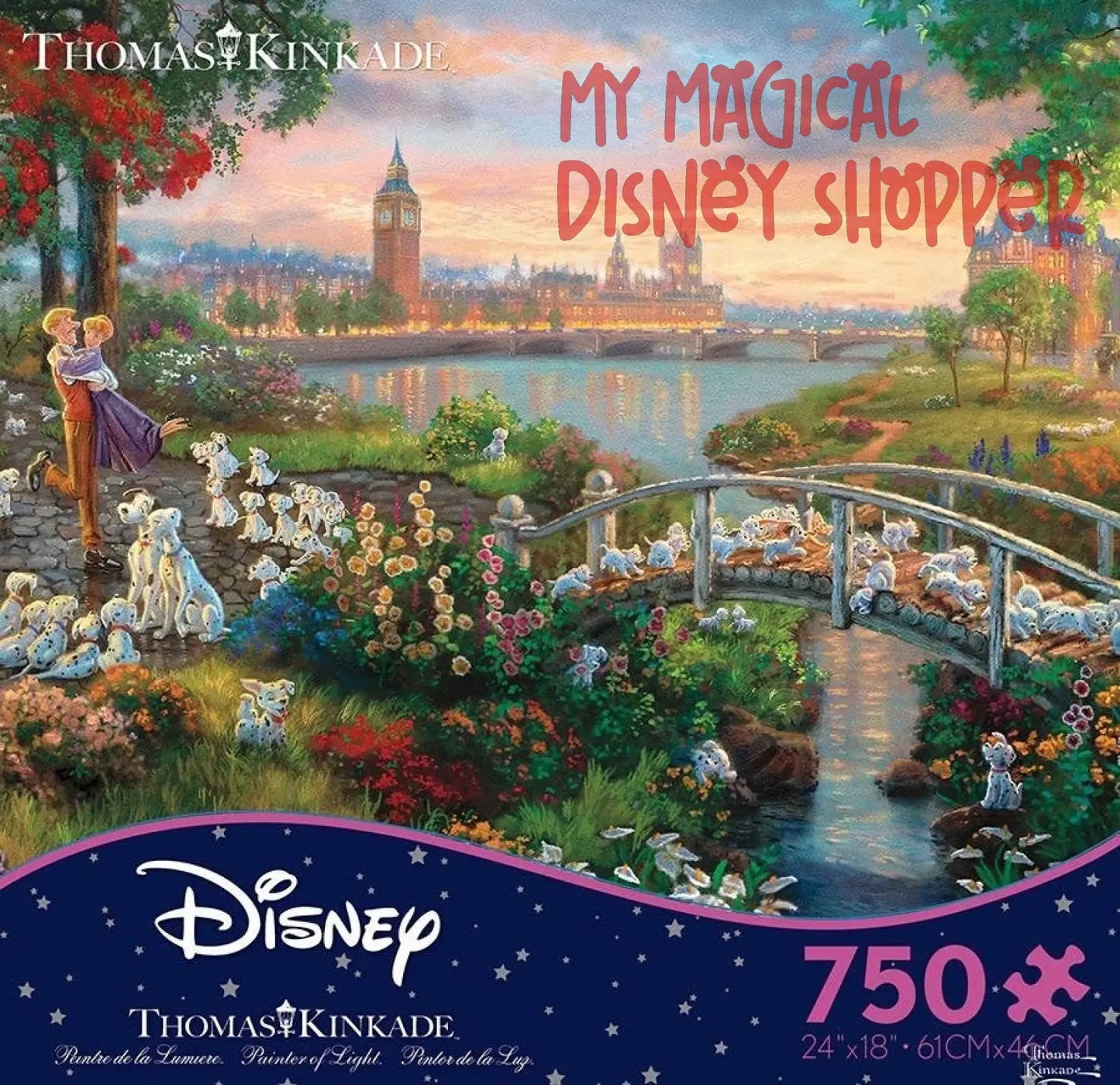 Thomas Kinkade Disney 101 Dalmatians Jigsaw Puzzle